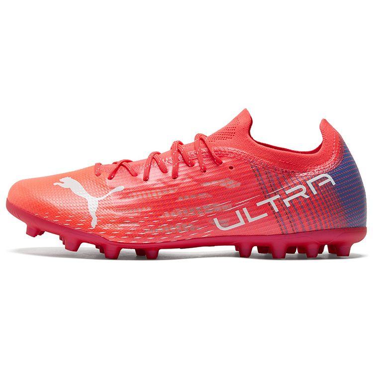 

Puma Ultra 1.3 Круглый носок Шнуровка MG (Резиновые короткие шипы) Мужские футбольные бутсы для искусственного газона Красные 106515-02 44.5