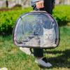 Foldable Cat Backpack Portable Pet Outing Bag Small Dog Transparent Pet Bag  Outdoor Travel