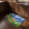 H-heidiS ANIMATION FILM Floor Mat Diatomite Bath Mat Super Absorbent Non-slip Easy To Clean Suitable For Bathroom Kitchen