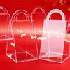 13 Piece Birthday Party Transparent Wedding Hand Box Acrylic Luxury Triangle Present Box Valentine's Day Gift Boxes Sugar Basket