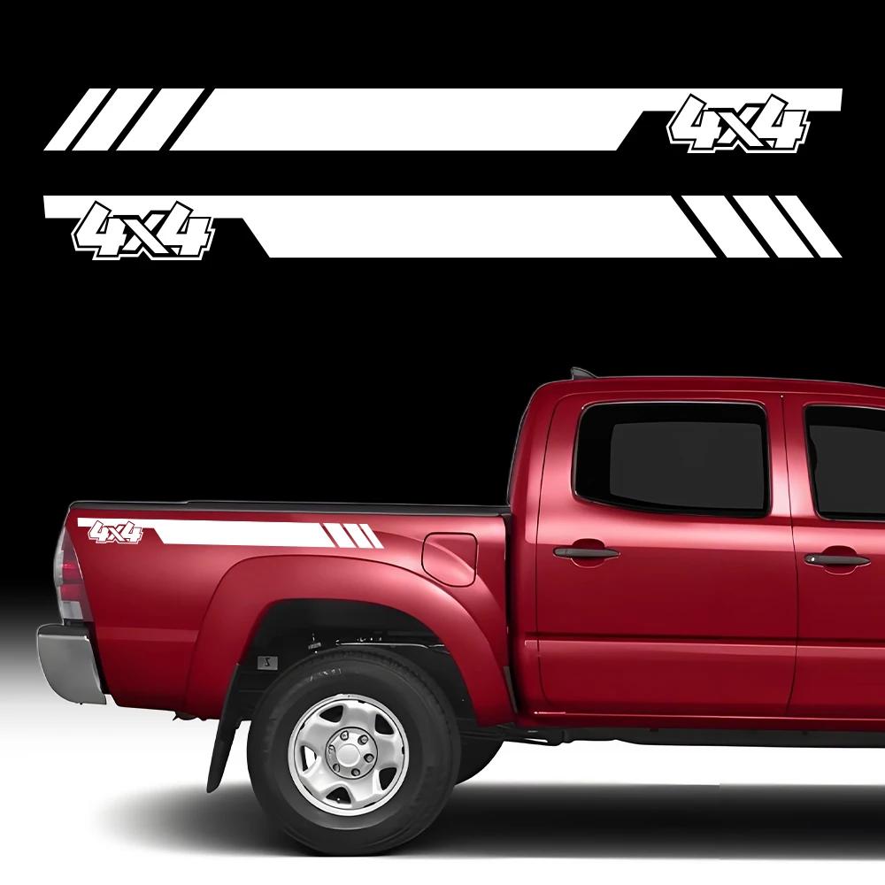 2PCS Car Side Door Stickers For Tacoma 4x4 Truck Decal Off Road Cool Graphic Styling Tuning Auto Accessories Vinyl Film Decals