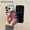 Phone Case: 2D Flat Lambskin Suitable for iPhone 18, 17, 16, 15, 14, 13 Pro Protective Cases, Coat Teddy Bear, Christmas and Halloween Gifts