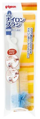 Pigeon Nylon Brush Type for Glass Baby Bottles 2-Way
