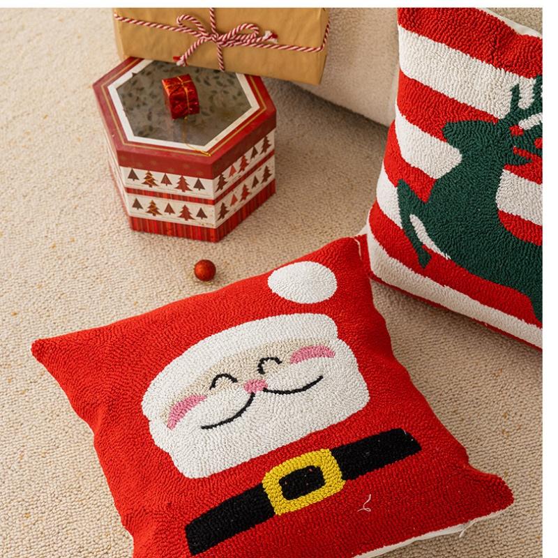 Funda De Cojín Capiton De Feliz Navidad, Fundas De Almohada Decorativas Para Celebracin De Año Nuevo, Fiesta, Hogar, Funda