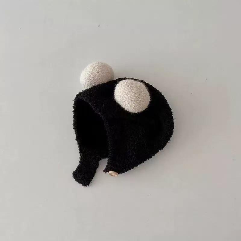 2025 Autumn/Winter Unisex Korean Knit Wool Hat for Kids and Babies - Warm, Trendy Pullover Design