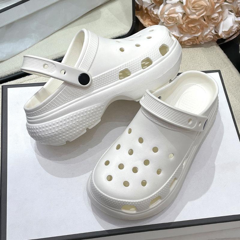 

Тапочки на платформі Eva Літні модні жіночі тапочки 40-41 білий