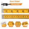 PVC Body Measuring Ruler 2x300cm Flat Ruler Portable Clothes Tailor Ruler