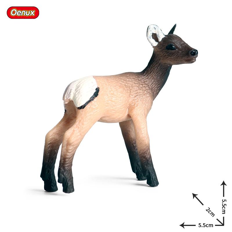Oenux  Wild Animals Forest Orangutan Pigeon Hedgehog Aardvark Capybara Action Figure Model Figurines Pvc Collection Kids Toy