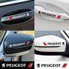 Autocollant de Voiture 4pcs Style de Voiture Poignée de Porte Autocollants Réfléchissants Décoration Vinyle Pour Peugeot 206 207 307 3008 2008 308 407 408 508