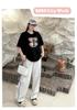 Summer 2025 Plus Size Love Letter Women's Loose T-shirt - Korean Style, Slimming, Short Sleeve