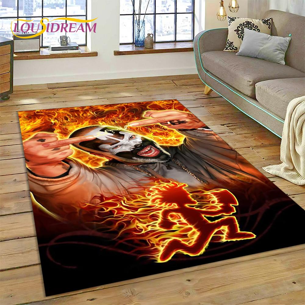 Insane Clown Posse Icp Juggalo Rap Metal Koberec Kobereček pro Ložnici Obývací Pokoj Domácí Dekorace Pohovky,Děti Velký Dekor Podlahová Rohož