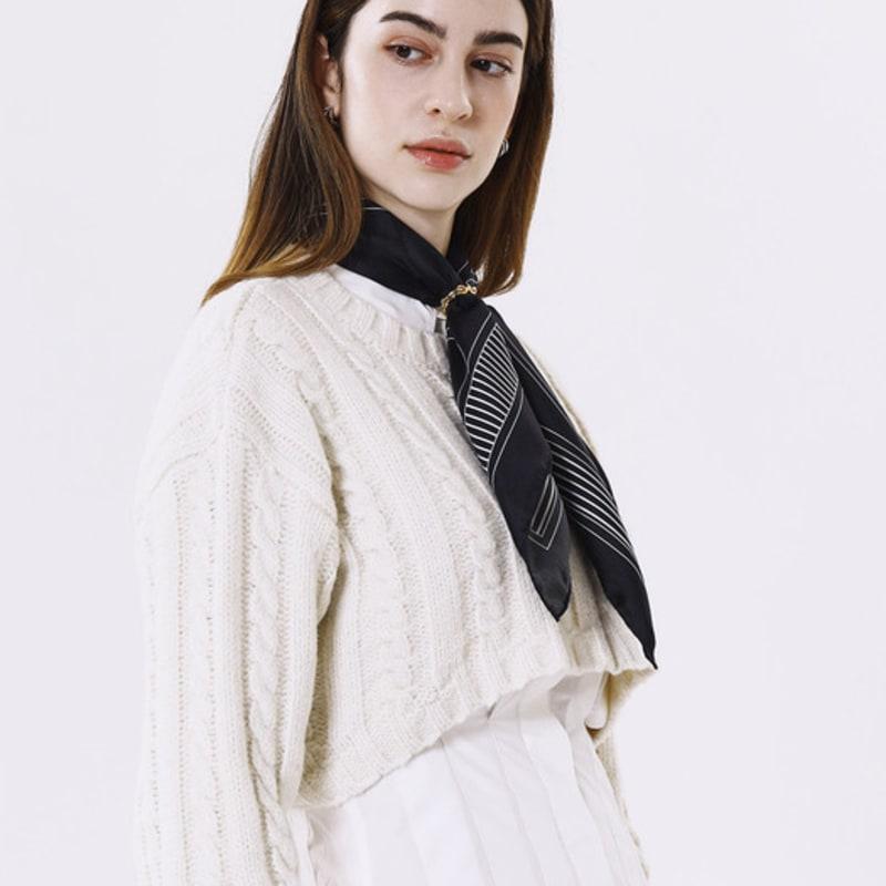 ONSZ logo silk scarf