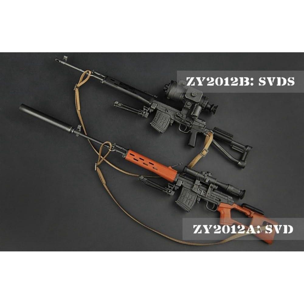 HiPlay ZYTOYS 1/6 ZY2012B SVDS Russian Sniper Rifle Military Weapon Accessory Movable Action Figure ZY2012A