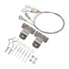 2 Pcs Hatch Latch Door Lanyard Cable Adjustable 304 Stainless Steel Wire Rope Sling Cable for RV Yac