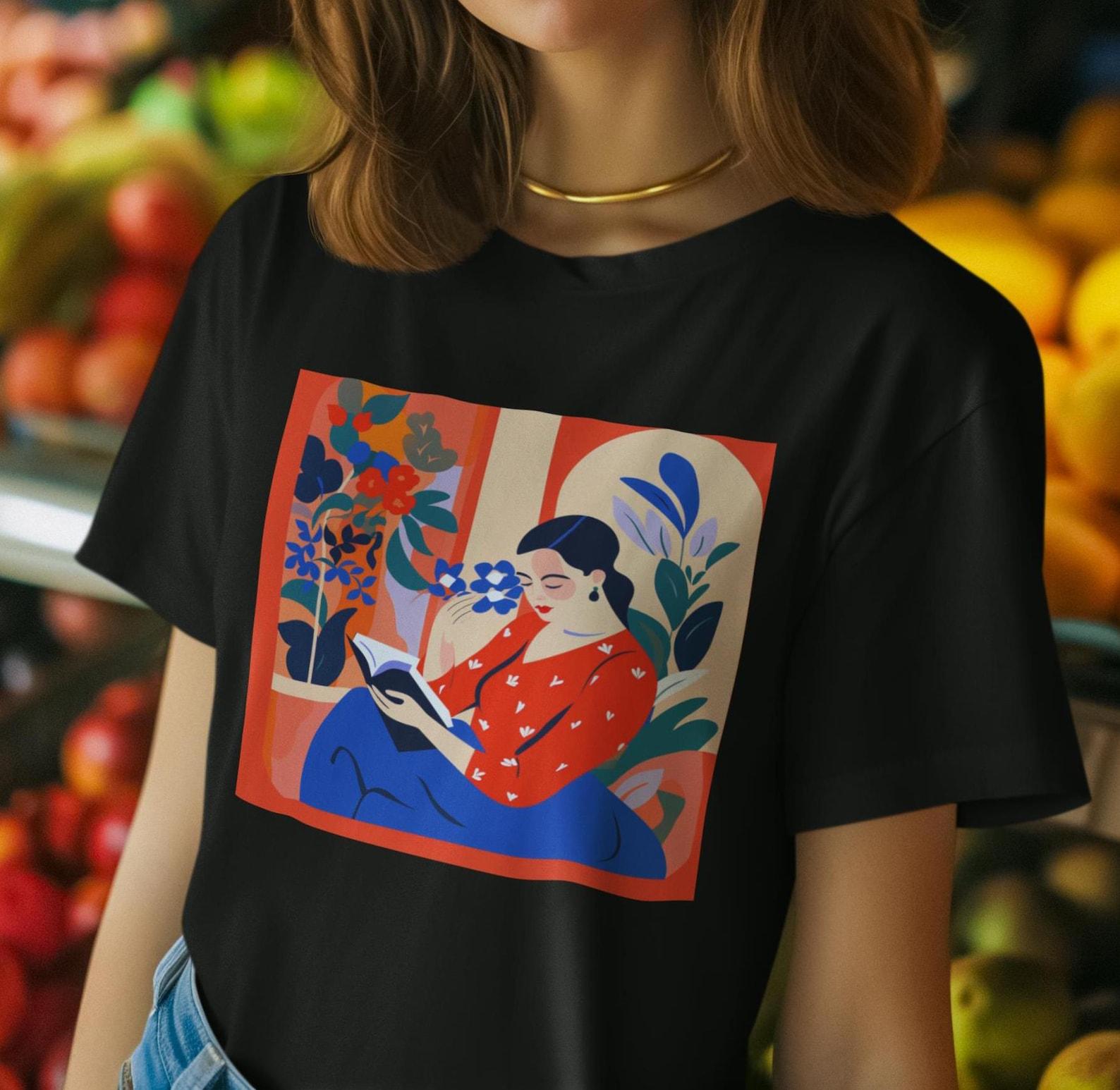 Matisse Inspired T-shirt: Abstract Art, Expressionist Style S