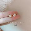 High-End 925 Sterling Silver Pearl Zirconia Earrings for Women - Cool Forest Style