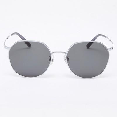 Aloeyewear [טיטניום אוויר] AL2501 1111G טיטניום אוויר פאנטו כסף משקפי שמש
