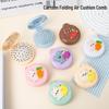 2-in-1 Mini Folding Cartoon Cushion Comb for Girls - Cute, Portable, Massage Air Cushion