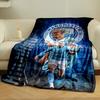 Manchester City Designed Flannel blanket for bedroom, living room, sofa, and nap