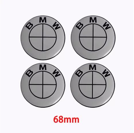 Insignia de ABS de 45 mm 74/82 mm de Buje 56/68 mm Insignia para Capó Delantero de Coche Tapacubos para BMW M Logo G30 G31 G38 G11 G12 G20 G28 F10 F48 F49