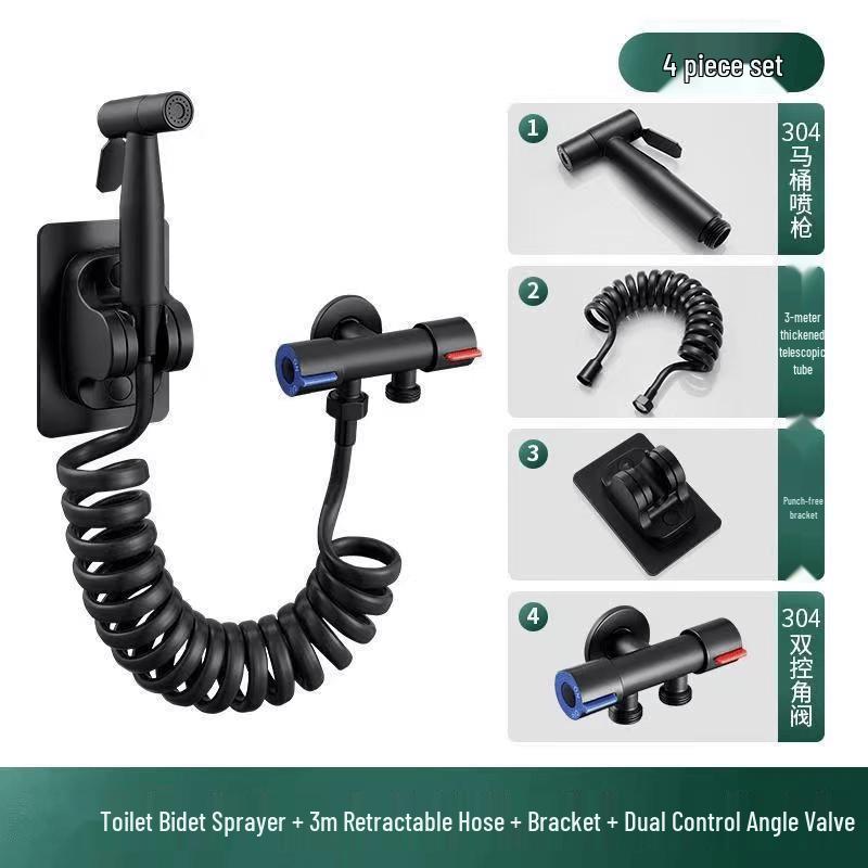 Pressurized Toilet Bidet Sprayer Kit