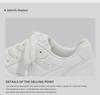 Global HH2130 Women's White Sneakers - Spring 2025 Niche Design, All-Match Fashion