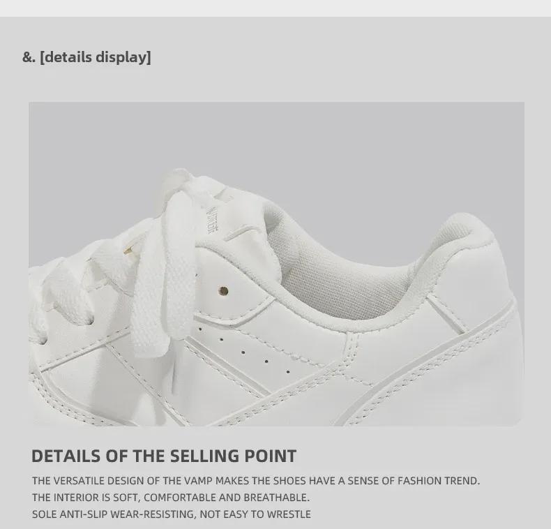 Global HH2130 Women's White Sneakers - Spring 2025 Niche Design, All-Match Fashion