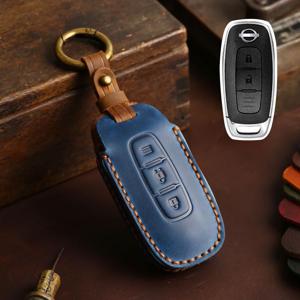 ONTTO Smart Key Case, Key Cover, Keychain, Silicone, NISSAN Aria, B6, B9, Sakura, Pathfinder,