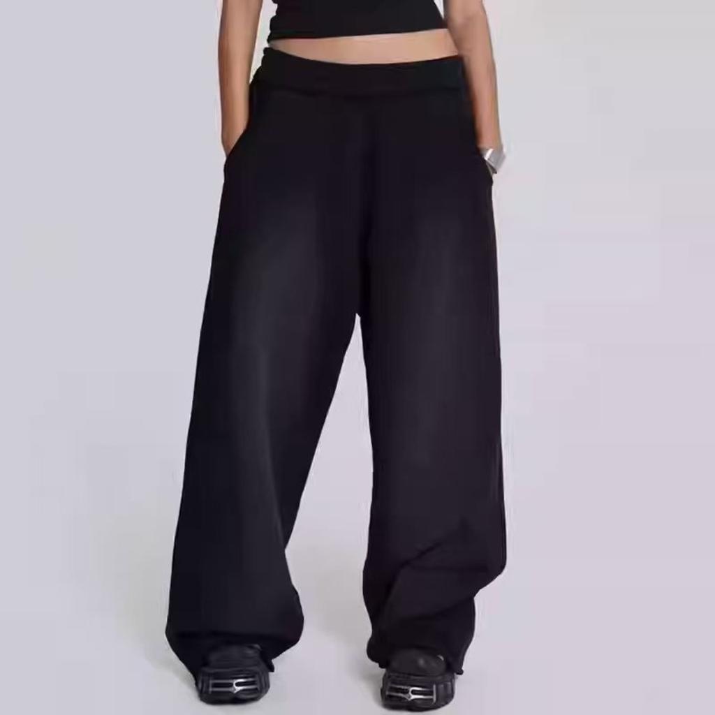 VIONA Baggy Wide Leg Sweatpants Oversized Elastic Waist Fleece Athletic Pants Fashion Joggers Streetwear