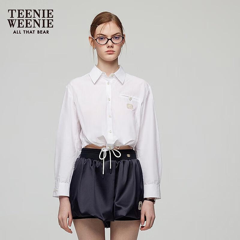 Teenie Weenie Women's Casual Drawstring Shirt