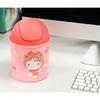 Lilpang Sanrio Characters Swing Round Trash Can Hello Kitty 1.4L, a Popular Character In Korea
