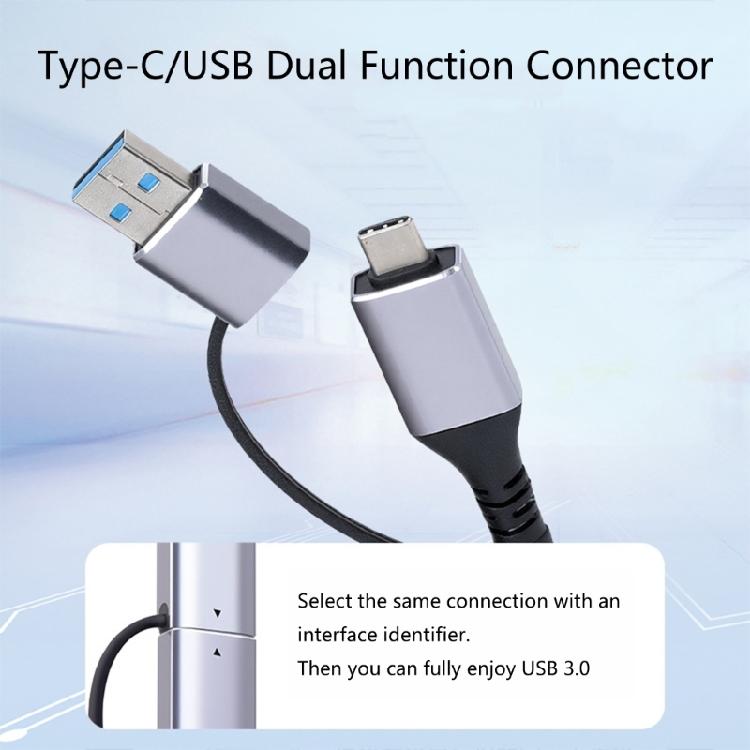 USB Type C Wireds Networkings Adapter Cable With Gigabit Ethernet Speed Heat Dissipation Aluminum Alloy Housing And TangleFree Braideds Cord