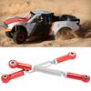 2pcs Rear Sway Bar 3.5in Arms Aluminum Alloy Durable Useful AntiRoll Bars with Screws for 1/7 Remote Control Car(White )