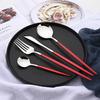 24Pcs Shiny Silver Tableware Stainless Steel Cutlery Set Forks Knives Spoons Kitchen Dinner Set Family Dinnerware Set Service for 6