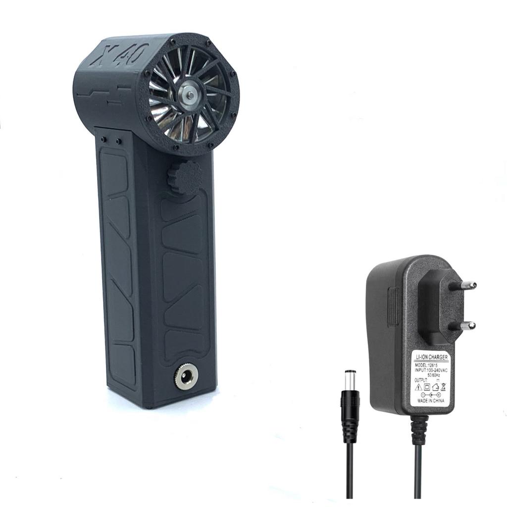 X40 Powerful Blower 40mm Brushless Motor Turbo Violent Fan Thrust 600g Large-Sized Brushless Motor, Car Drying, Leaf Sweeping To