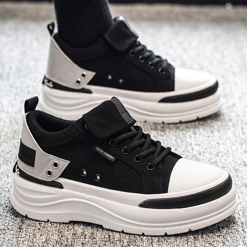 Pánské ležérní módní plátěné tenisky pro všechny sezóny, na skateboarding, pro studenty, pohodlné, pro kluky, trendy, s měkkou podrážkou, prodyšné boty