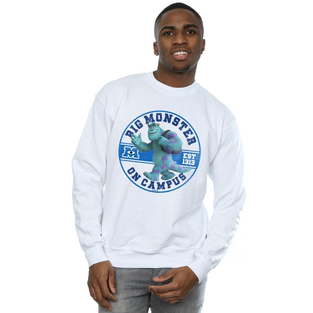 Disney Mens Monsters University Monster On Campus Sweatshirt
