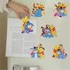 6Pcs Bear and His Friends Series Diamond Art Fridge Magnet Diamond Painting Refrigerator Magnet Diamond Painting Fridge Magnet for Adults Beginners