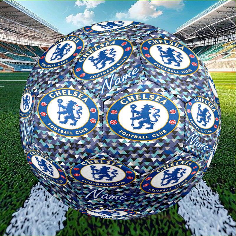 Benutzerdefinierter Name Personalisierter Chelsea F.C-A Druck Größe 5 Fußball Training & Spiel Fußball, für Team, Treten, Geschenk für Fußball-Enthusiasten