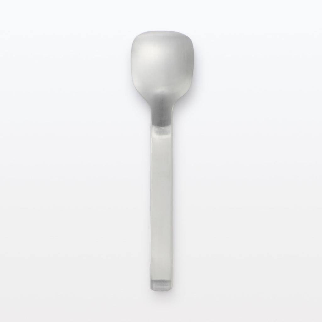 MUJI Stainless Steel Ice Cream MDD01A3S Spoon, Silver,
