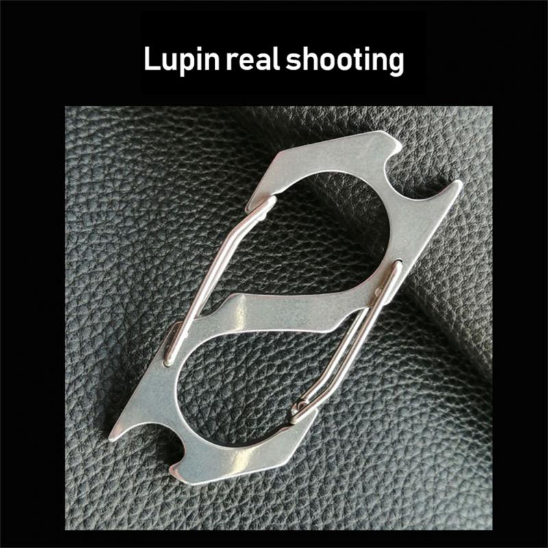 Double Switch Design Multifunctional High Quality Rope Buckle High Quality Steel Safety S Design Stainless Steel Key