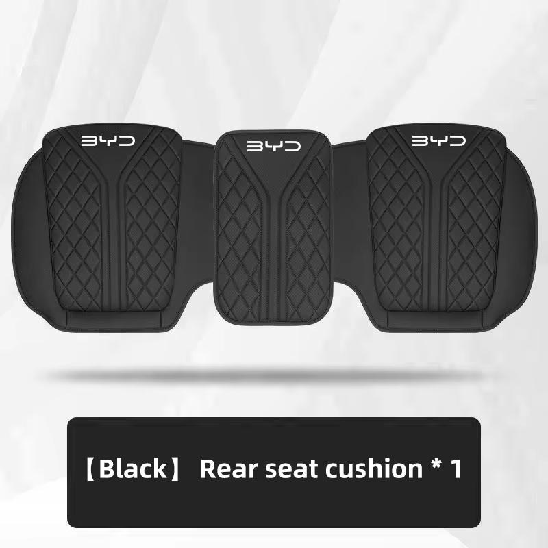 Car Seat Cushion Cover For BYD Sealion 7 ATTO 3 Han Song Plus Seagyll V2l Dolphin Four Seasons Universal Nappa Leather Seat Pad