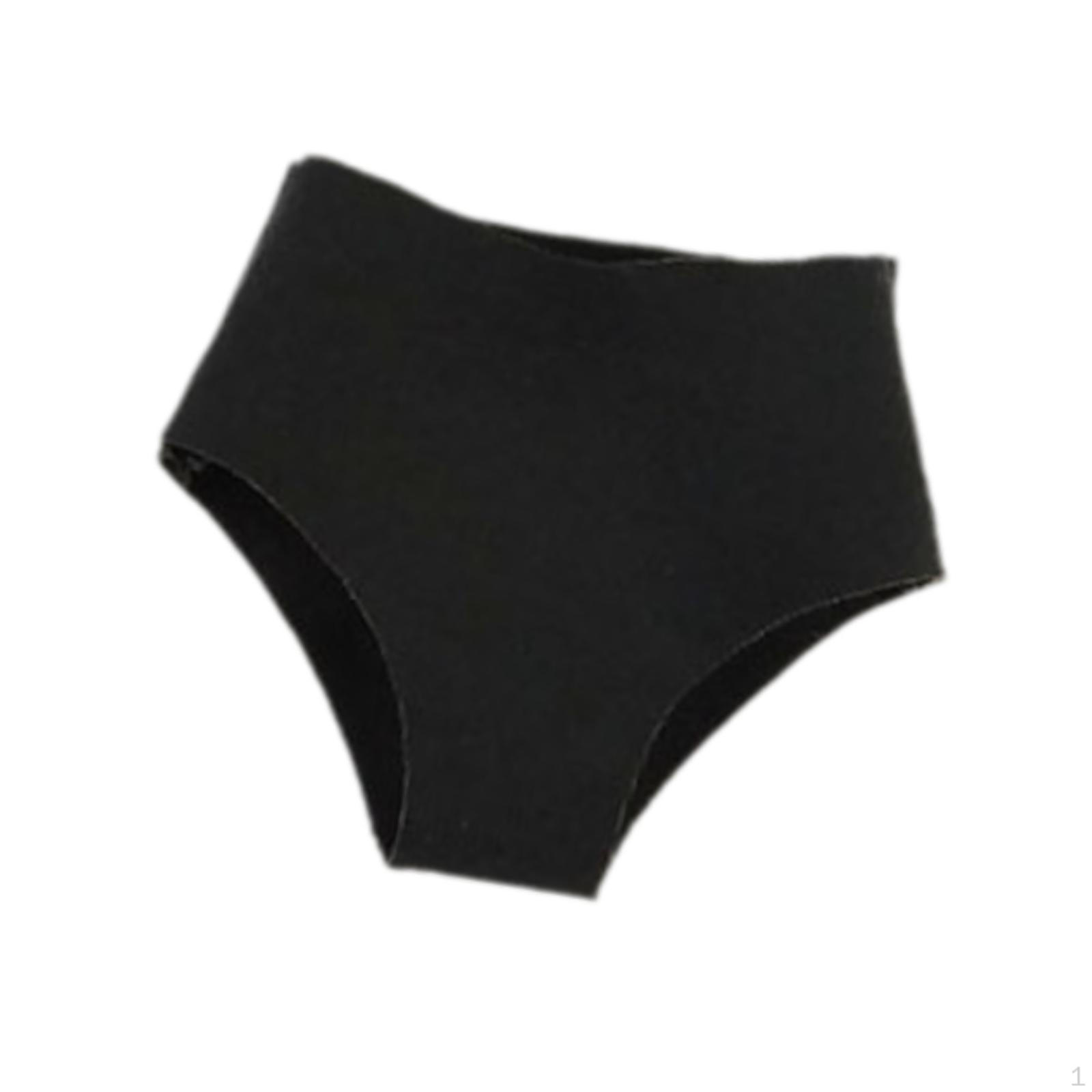 

1/6 Doll Clothes for Women, Miniature Swimwear, 12 Inch Action Figure Accessories чорний