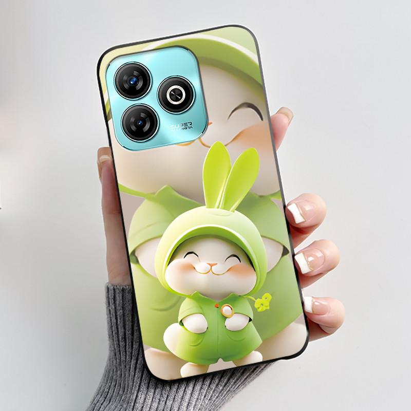 Phone Casing For ZTE Blade A75 4G Case Z2359 Luxury Dragon Cute Cool Boys Girls Black Matte Soft Silicone Protective Back Cover