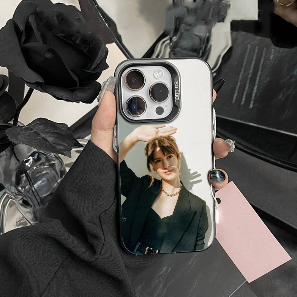 Emily Bader Phone Case For iPhone17, 16,15,14,13,12 Pro Max white Candy Matte Shockproof Cover