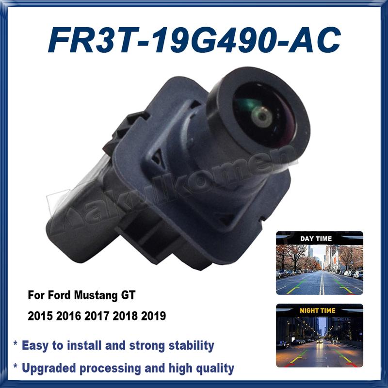 Car Rear View Backup Parking Camera IP68 Waterproof FR3T-19G490-AC Replacement For Ford Mustang GT 2015-2019 Parking Camera