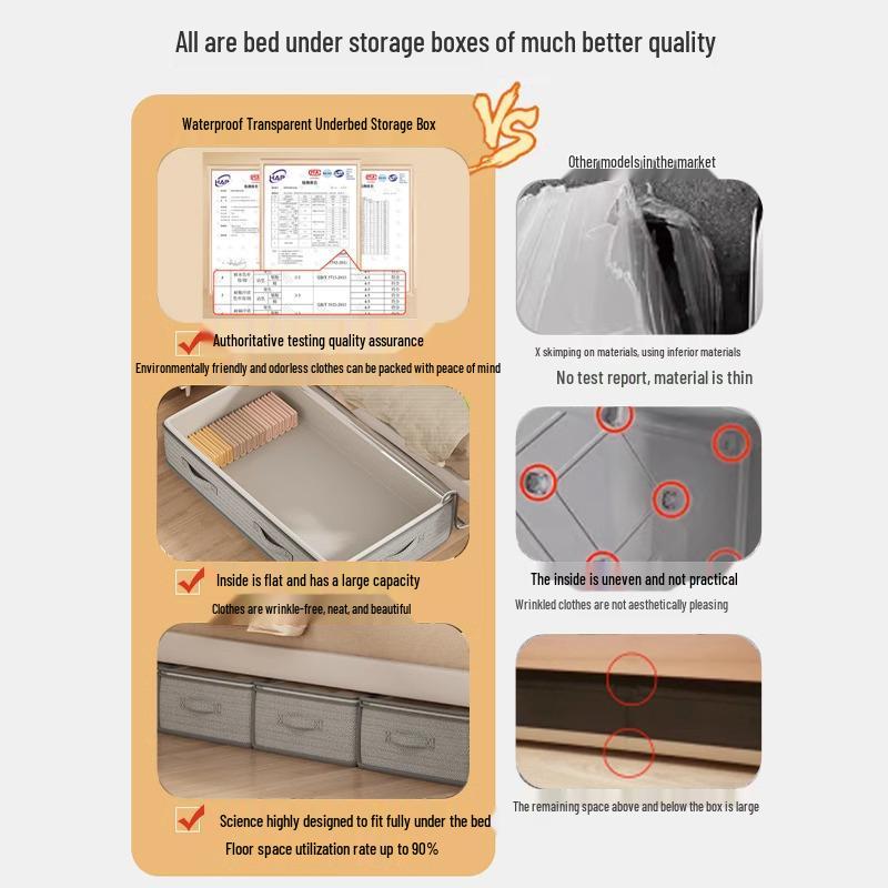 Large Capacity Quilt Storage Bag for Clothing and Household Items