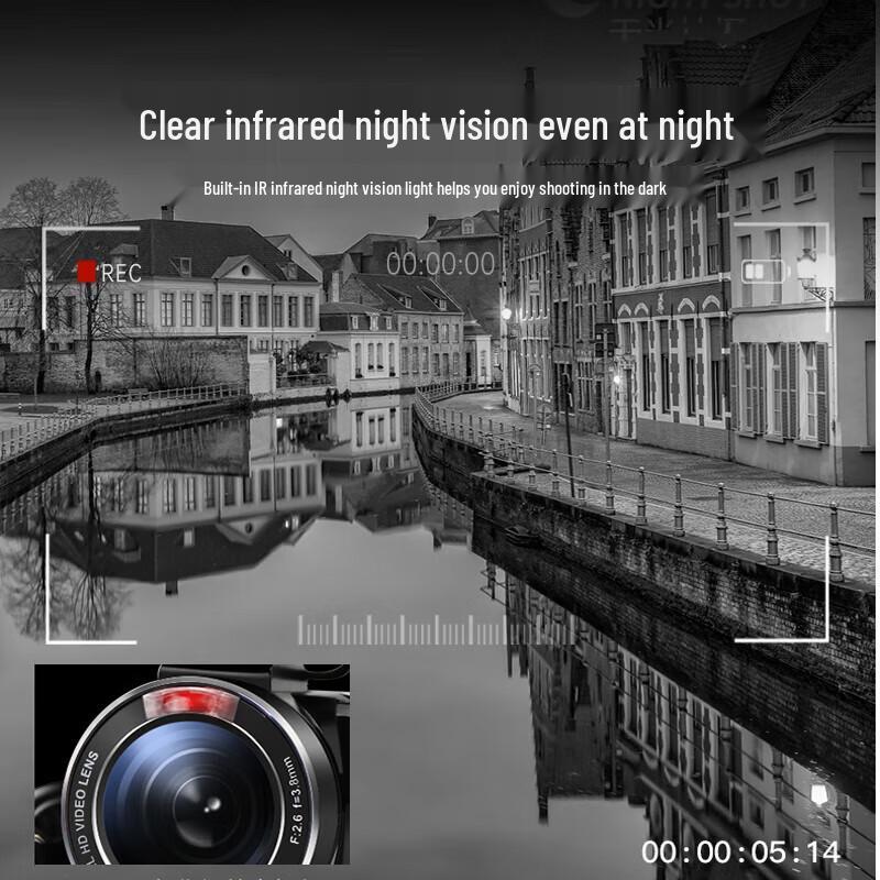 Cameră video digitală portabilă 4K UHD Z20 (Versiunea CN)