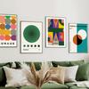 Bauhaus Geometry Color Block Line Wall Art Canva Painting Nordic Posters And Prints Wall Pictures For Living Room Interior Decor