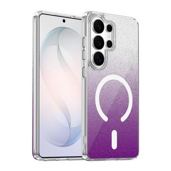 Glitter Gradient Magsafe Case for Samsung S26 Ultra - Crystal Clear Protective Cover